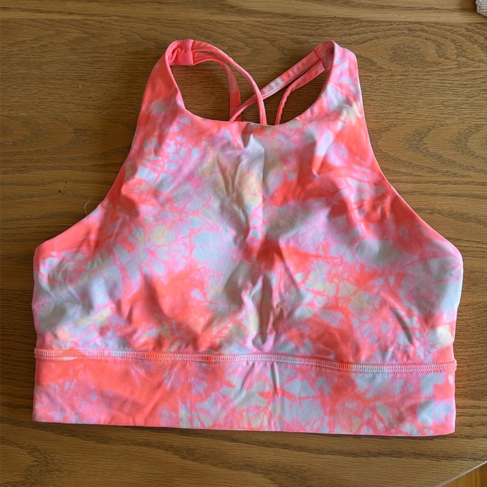 Lululemon High Neck Longline Energy Bra